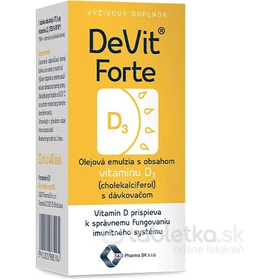 DeVit 1×22 ml, Nahrungsergänzungsmittel