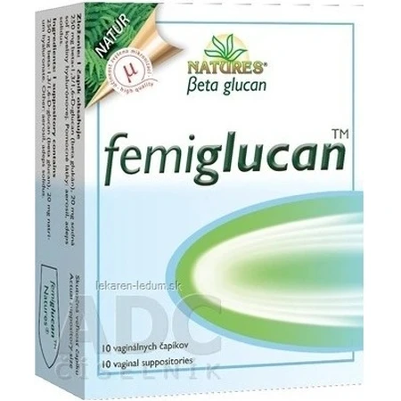 NATURES Femiglucan 1×10 pezzi, supposte vaginali