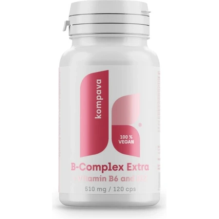 kompava Complejo B Extra + B6, B12 1x120 cps, complemento alimenticio