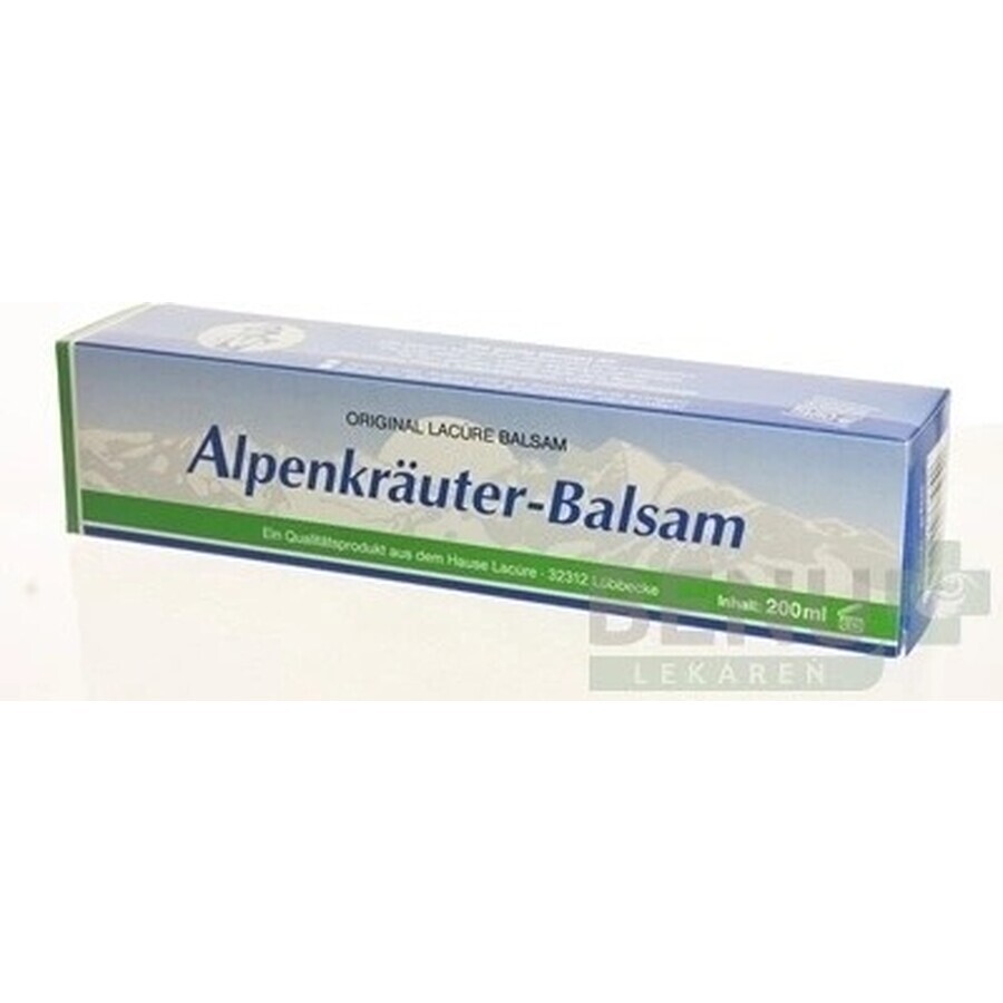 Primavera Alpenkräuter Balsam 1×200 ml, Bálsamo de hierbas alpinas