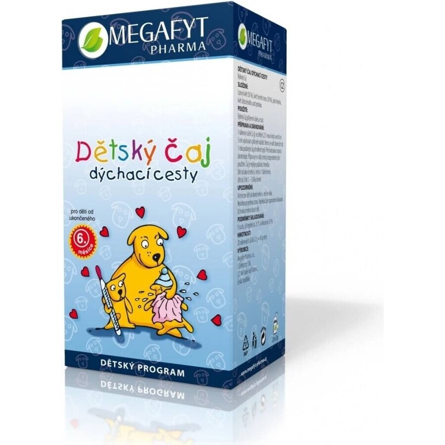 MEGAFYT BREATHING WAYS Baby Tea 1×40 g (20×2 g), tisana