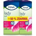 TENA Lady Slim Ultra Mini 1×42 buc, șervețele sanitare pentru incontinență