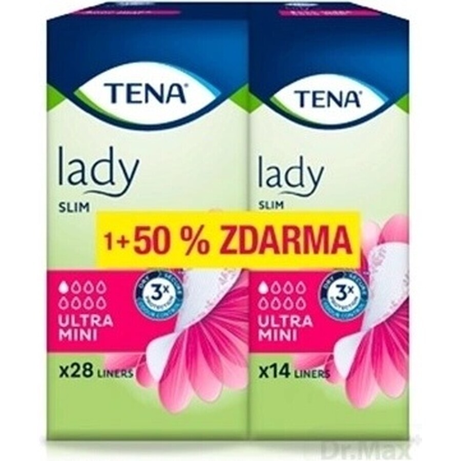 TENA Lady Slim Ultra Mini 1×42 buc, șervețele sanitare pentru incontinență