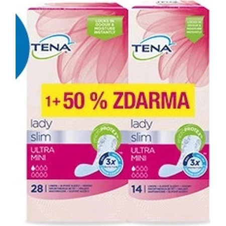 TENA Lady Slim Ultra Mini 1×42 sztuki, podpaski higieniczne na nietrzymanie moczu: ceny i cechy