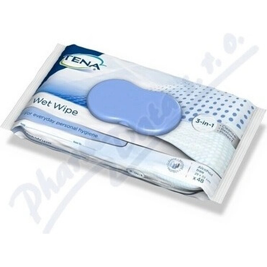 TENA Wet wipes 1×48 pcs, wet wipes