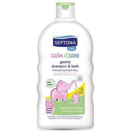 Șampon și Spumă de Baie cu Aloe Vera, +0luni, 200ml, Septona