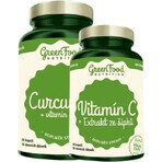 GreenFood Nutrition Curcumin + Vit D3 60cps 1×60 cps