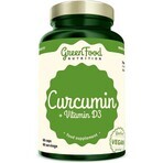 GreenFood Nutrition Curcumin + Vit D3 60cps 1×60 cps