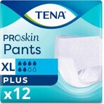 TENA PANTS PLUS EXTRA LARGE 1×12 stuks, absorberende elastische onderbroek, absorptie 1440 ml, heupomvang 120-160 cm