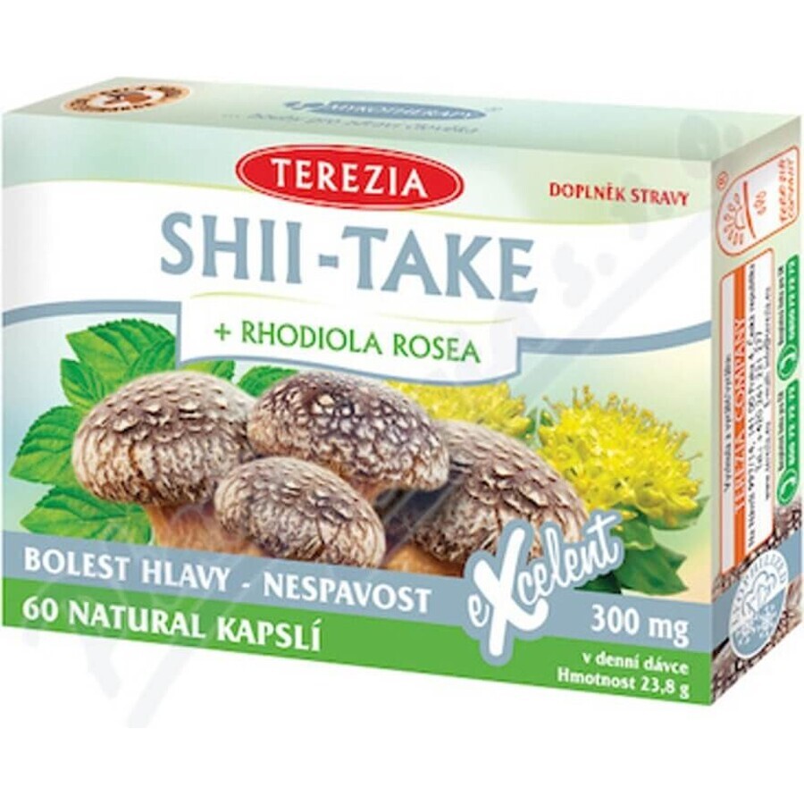 TEA THEREZIA SHII-TAKE + RHODIOLA ROSEA 1×60 cps, food supplement