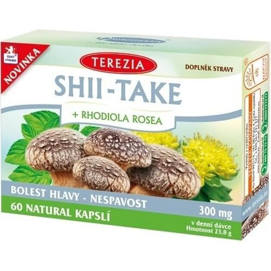 TEA THEREZIA SHII-TAKE + RHODIOLA ROSEA 1×60 cps, food supplement