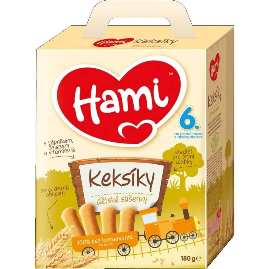 Galletas Hami Galletas 1×180 g, a partir del final del 6º mes