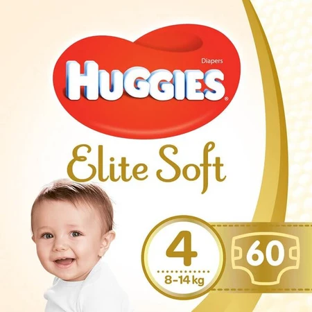 HUGGIES Elite Soft 4 Pieluszki 33 sztuki 1×1 sztuka: ceny i cechy