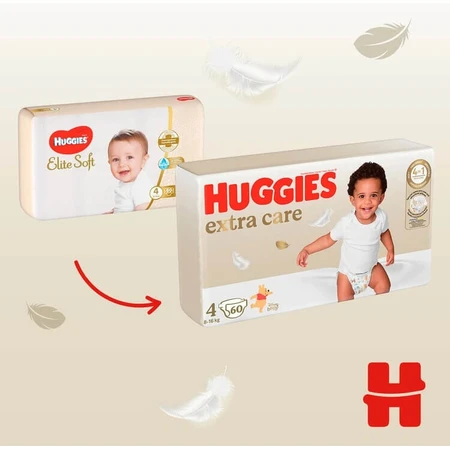 HUGGIES Elite Soft 4 Pieluszki 33 sztuki 1×1 sztuka: ceny i cechy