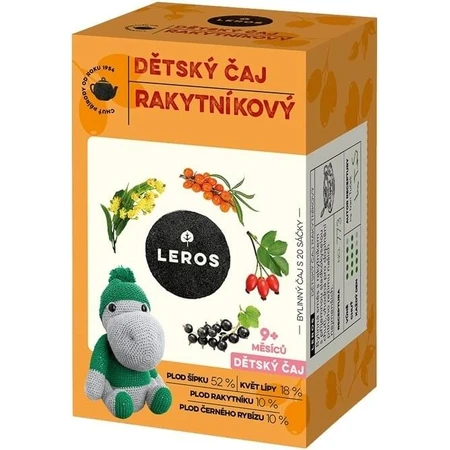 LEROS Kindertee - Sanddorn 20×2 g, Tee