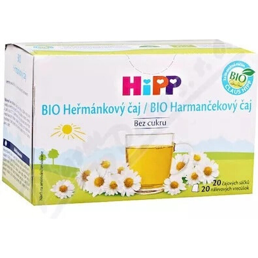 HiPP Camomilla biologica 20×1,5 g, camomilla