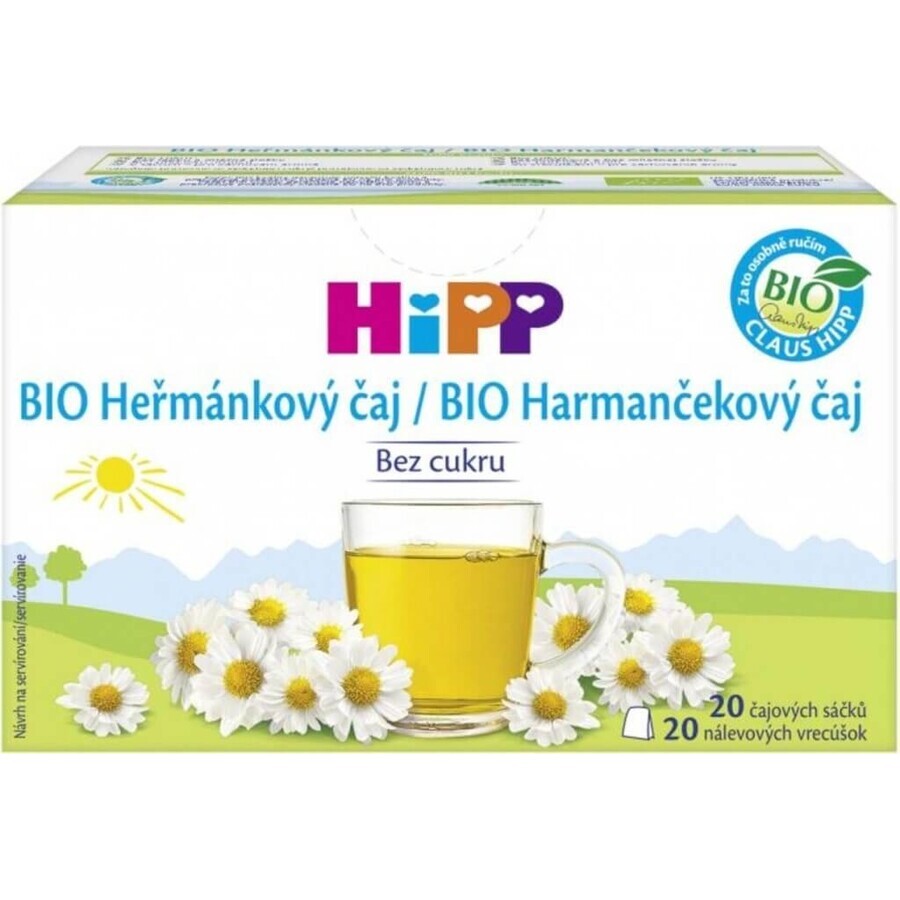 HiPP Camomilla biologica 20×1,5 g, camomilla