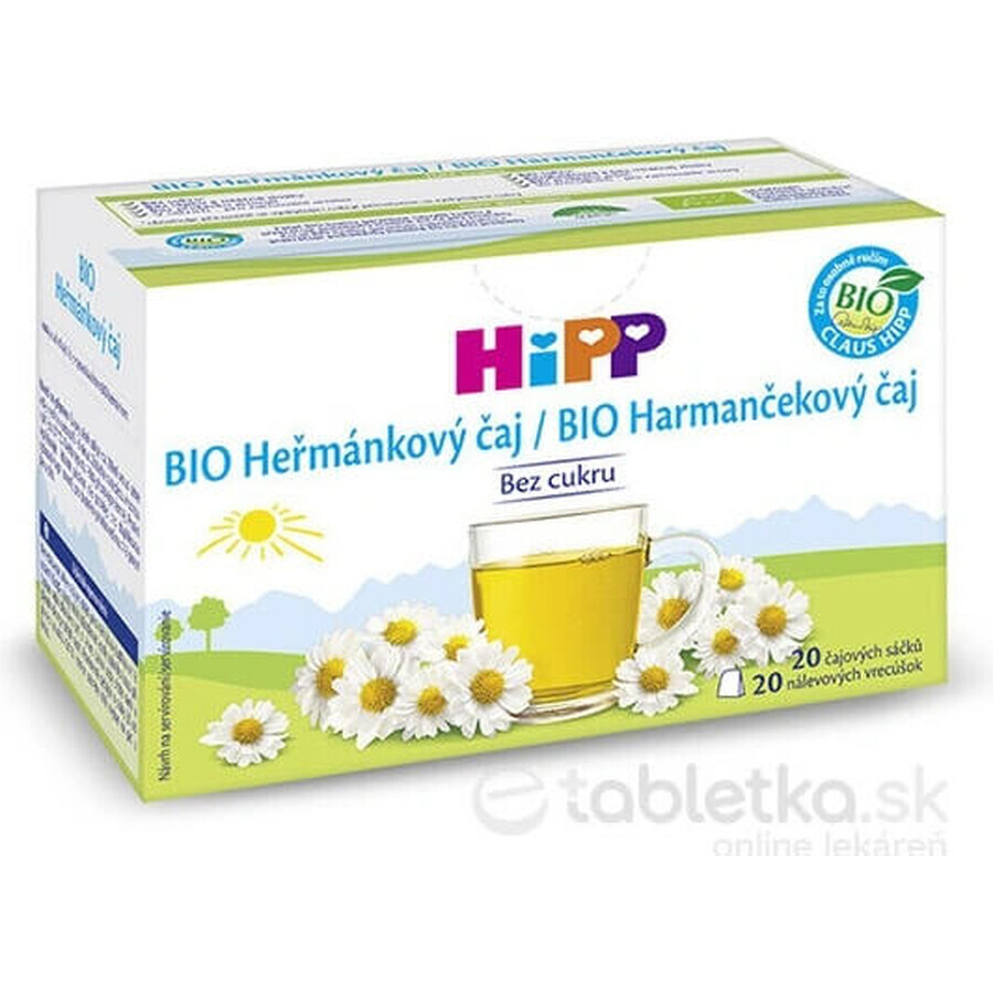 HiPP Camomilla biologica 20×1,5 g, camomilla