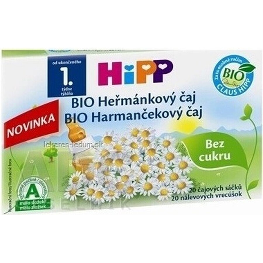 HiPP Camomilla biologica 20×1,5 g, camomilla