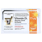 Bio-Vitamina D3 D-Pearls 75 mcg/3000 UI Vitamina D, 80 capsule molli, Pharma Nord