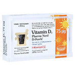 Bio-Vitamina D3 D-Pearls 75 mcg/3000 UI Vitamina D, 80 capsule molli, Pharma Nord