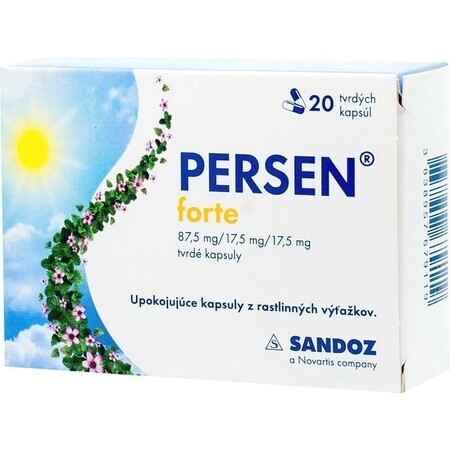 PERSEN FORTE 1×40 cps, Beruhigungskapseln