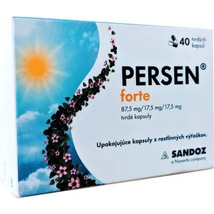 PERSEN FORTE 1×40 cps, Beruhigungskapseln