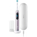 Oral B EK iO Series 9 Rose Quartz + Zahnbürstenhalter + Reiseetui 1×1 Set, elektronische Zahnbürste