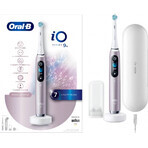 Oral B EK iO Series 9 Rose Quartz + Zahnbürstenhalter + Reiseetui 1×1 Set, elektronische Zahnbürste