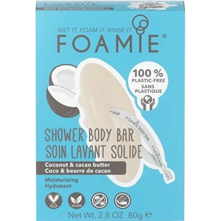 Gel de duș solid Foamie Shake Your Coconuts 1×1 buc, gel de duș solid