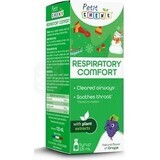 Sciroppo Petit Respiratory comfort per bambini 125 ml 1×125 ml 1×125 ml, sciroppo per favorire la respirazione e lenire la gola