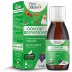 Petit Ademhalingscomfortsiroop voor kinderen 125 ml 1×125 ml 1×125 ml, siroop om de ademhaling te ondersteunen en de keel te verzachten