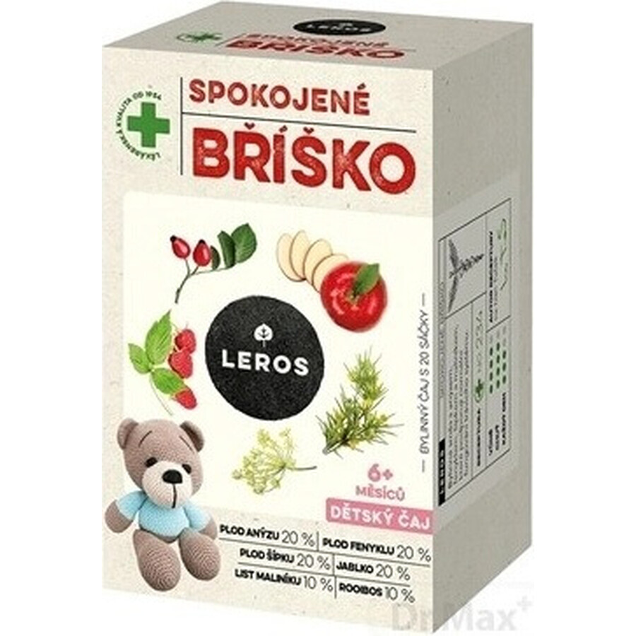 Té infantil LEROS SOOTHY BELLY 20×2 g, té de hierbas para la barriguita de los niños