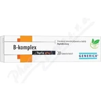 GENERICA B-complex forte plus 1×20 tbl, B-complex