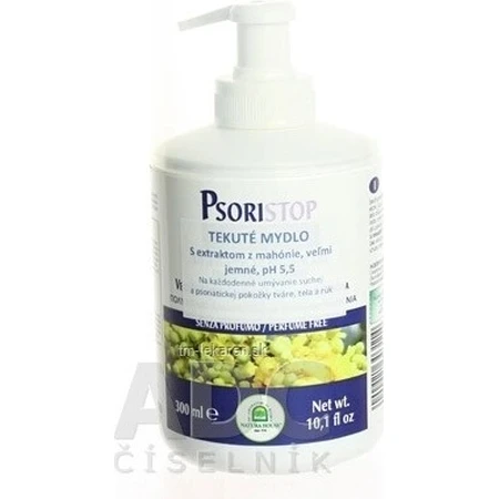 Psoristop Vloeibare Zeep 1×300 ml, zeep