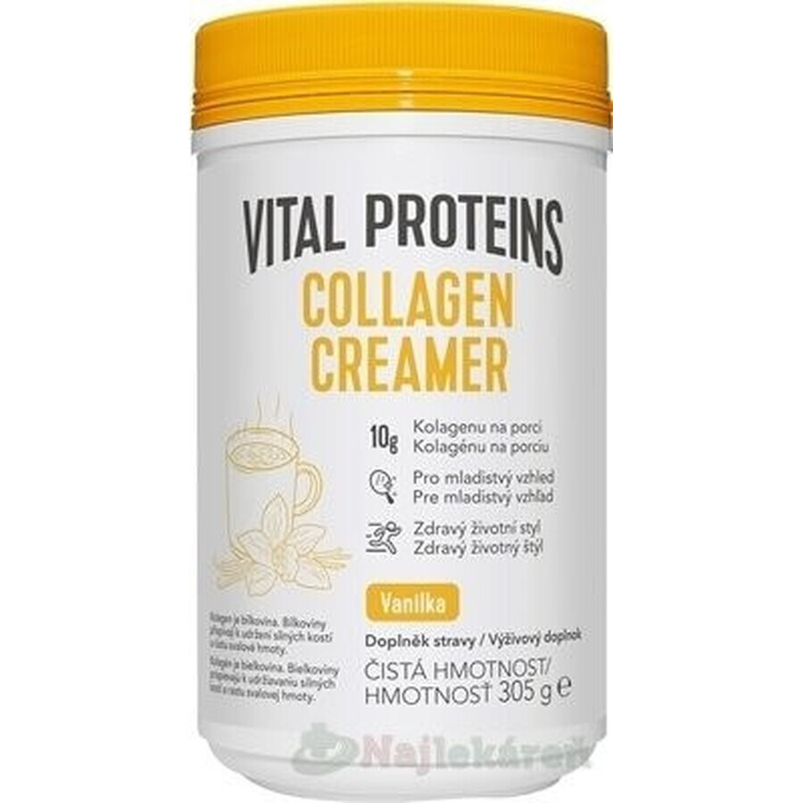 Vital Proteins Collagen Creamer Vanille Kollagenpulver 305g 1×305g 1×305g, Kaffeegeschmack