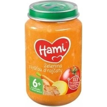 HAMI JED.ZED.ZEL.+MORN.+RAJC. 1×200 g, aperitiv carne-legume