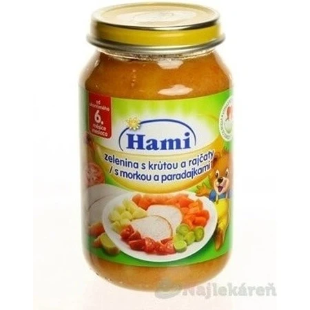 HAMI JED.ZED.ZEL.+MORN.+RAJC. 1×200 g, aperitiv carne-legume
