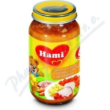 HAMI JED.ZED.ZEL.+MORN.+RAJC. 1×200 g, aperitiv carne-legume