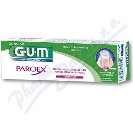 GUM gel dentar PAROEX (CHX 0,12%) 1×75 ml, gel