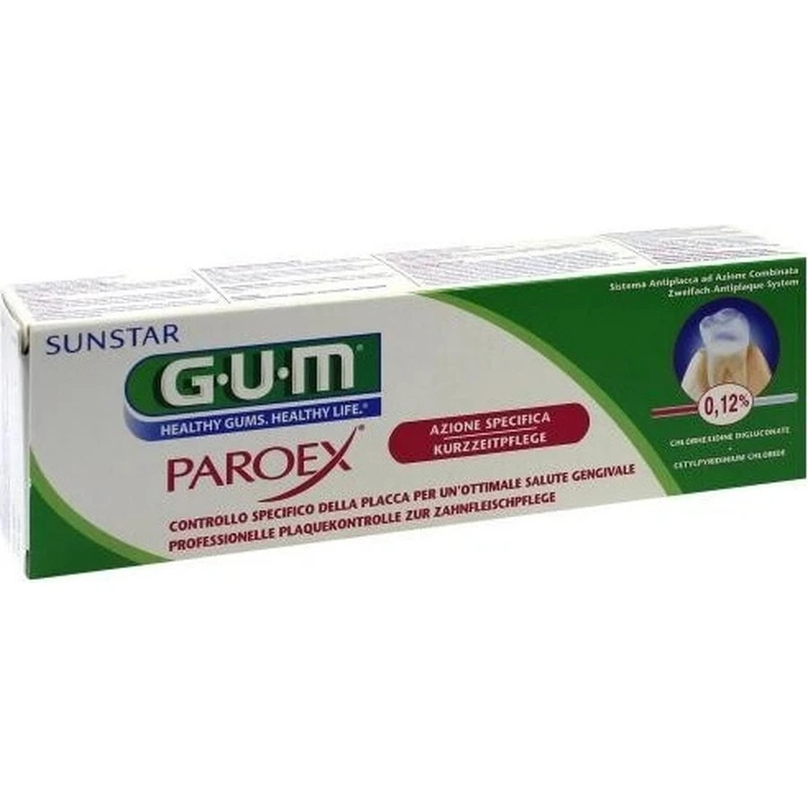 GUM gel dentar PAROEX (CHX 0,12%) 1×75 ml, gel