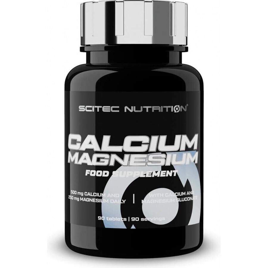 Scitec Nutrition Calcio-Magnesio 1×90 tbl, complemento alimenticio