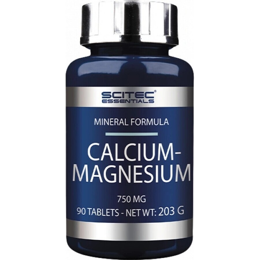 Scitec Nutrition Calcio-Magnesio 1×90 tbl, complemento alimenticio