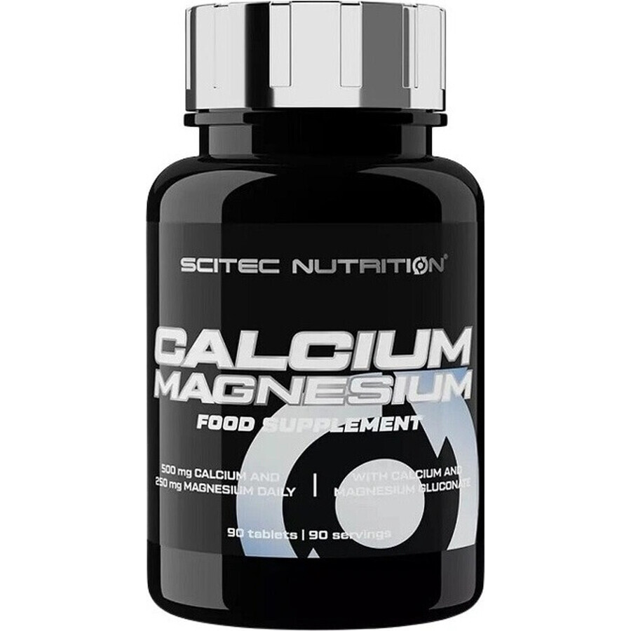 Scitec Nutrition Calcio-Magnesio 1×90 tbl, complemento alimenticio