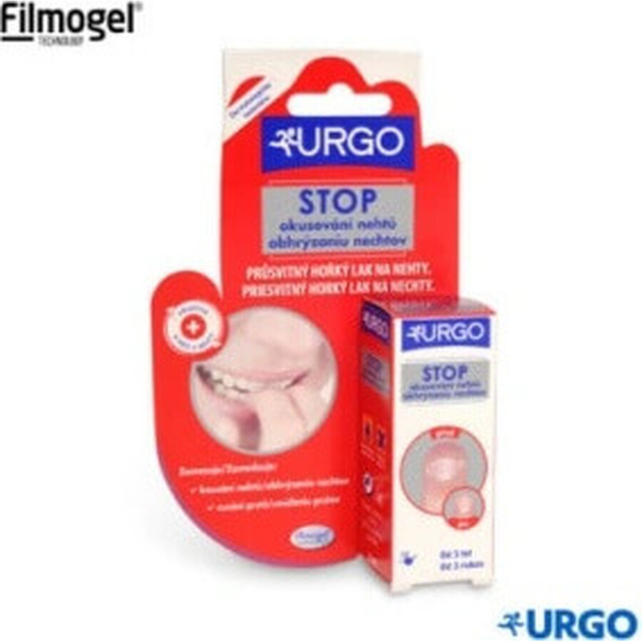 URGO FILMOGEL STOP NAIL BITING 1×9 ml, smalto amaro contro il morso delle unghie