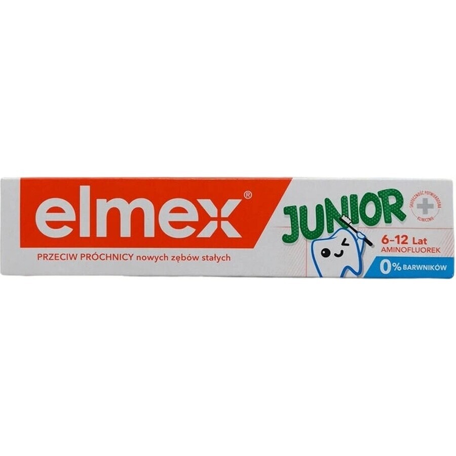 ELMEX JUNIOR TOOTH PASTE 1×75 ml, toothpaste for children