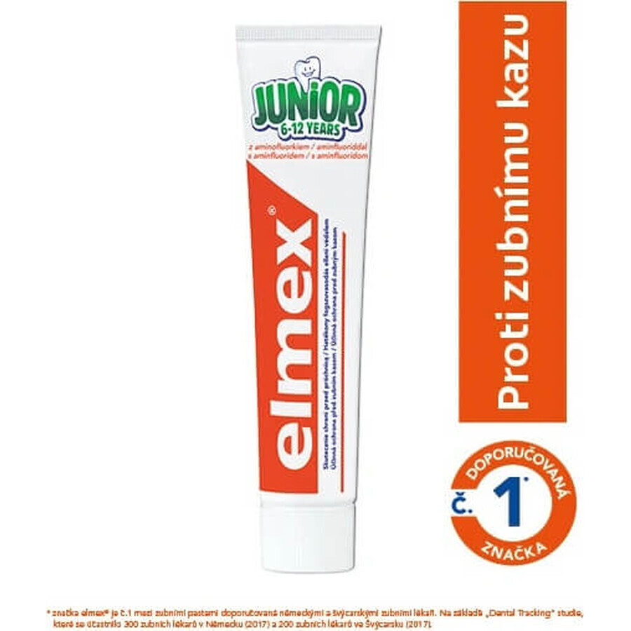 ELMEX JUNIOR TOOTH PASTE 1×75 ml, toothpaste for children