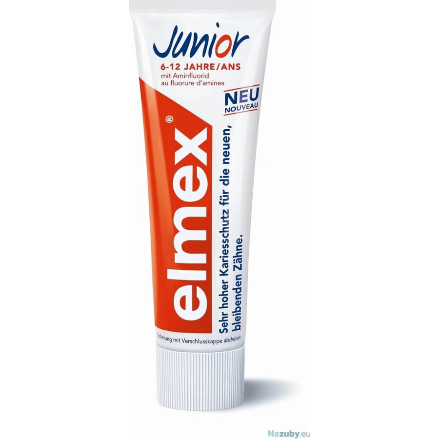 ELMEX JUNIOR TOOTH PASTE 1×75 ml, toothpaste for children