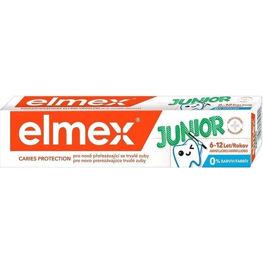 ELMEX JUNIOR TOOTH PASTE 1×75 ml, toothpaste for children