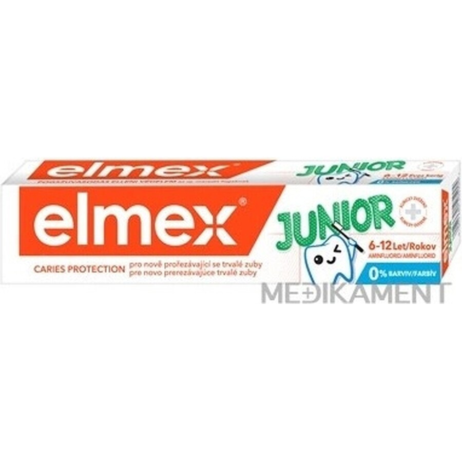 ELMEX JUNIOR TOOTH PASTE 1×75 ml, toothpaste for children